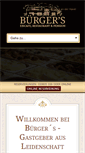 Mobile Screenshot of buergers.de